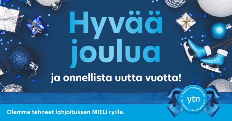Hyvää joulua! Joulunajan yhteystietomme